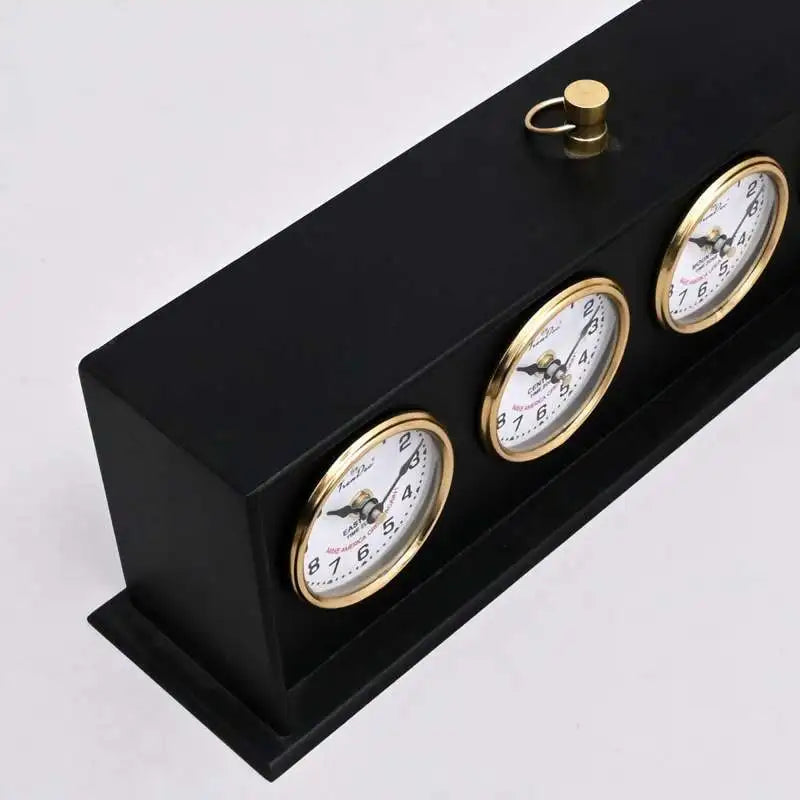 Modern & Decorative Time Zone Table Clock-Desk Clock For Home & Office Decor-Tabletop Object